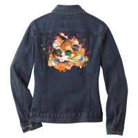 Nine Lives Summer Ladies Denim Jacket | Artistshot