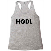 Hodl Dark Polkadot Color Racerback Tank | Artistshot