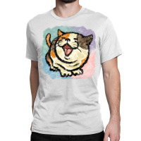 Tortoiseshell Cat Is Happy Aesthetic Classic T-shirt | Artistshot