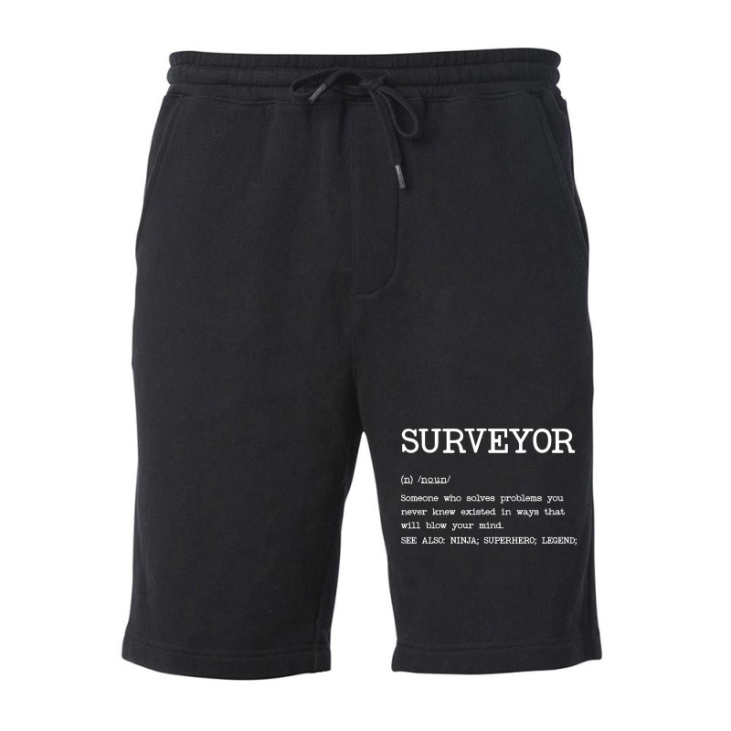 Surveyor Definition Design Fleece Short by brosigwetiel | Artistshot