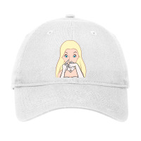 White Powder Queen Stars Adjustable Cap | Artistshot