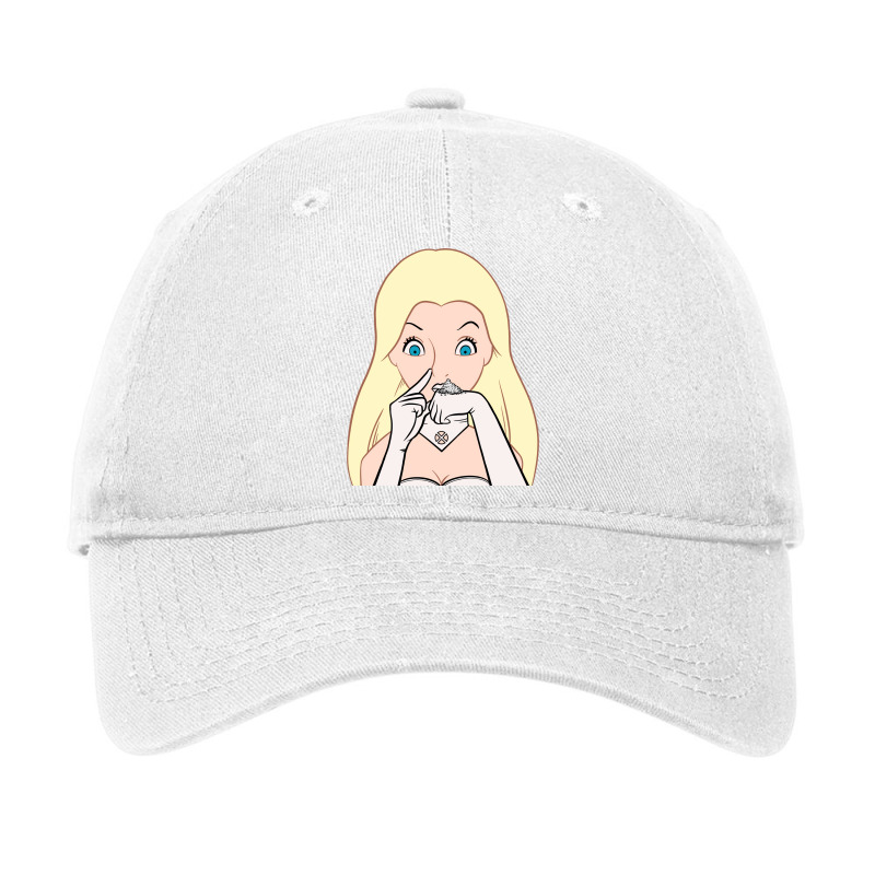 White Powder Queen Stars Adjustable Cap | Artistshot