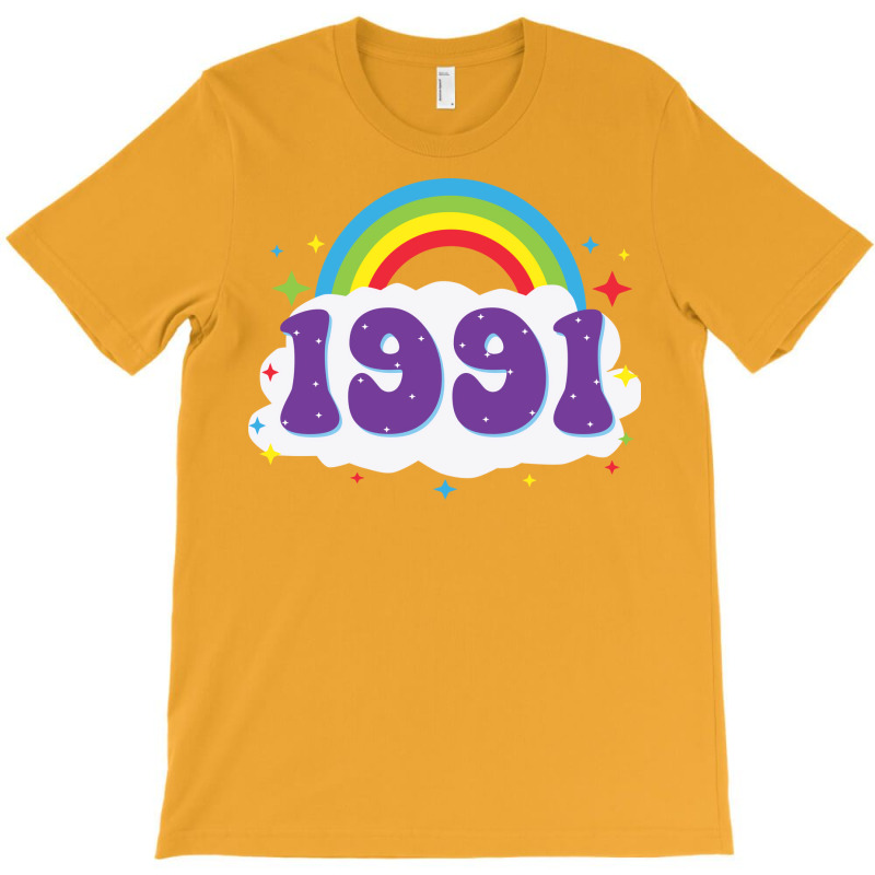 Rainbow 1991 Birthday  70s T-shirt | Artistshot