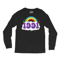 Rainbow 1991 Birthday  70s Long Sleeve Shirts | Artistshot