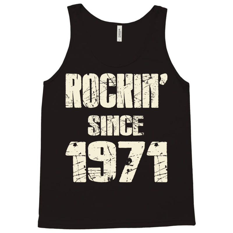 Rockin Since 1971 Trending Tank Top | Artistshot