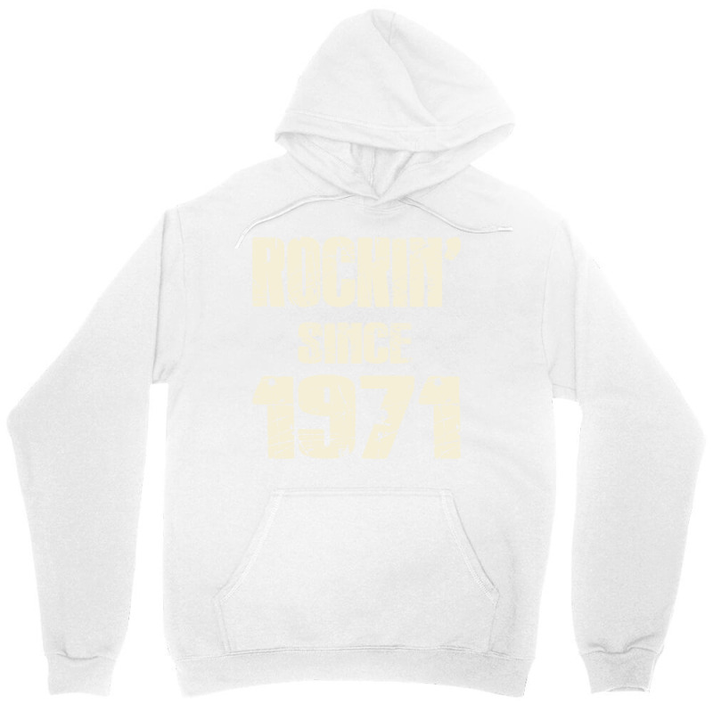 Rockin Since 1971 Trending Unisex Hoodie | Artistshot