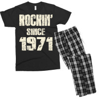 Rockin Since 1971 Trending Men's T-shirt Pajama Set | Artistshot