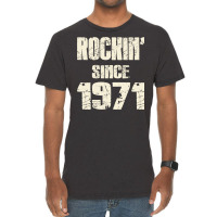 Rockin Since 1971 Trending Vintage T-shirt | Artistshot