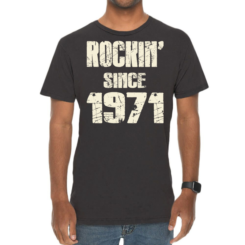 Rockin Since 1971 Trending Vintage T-shirt | Artistshot