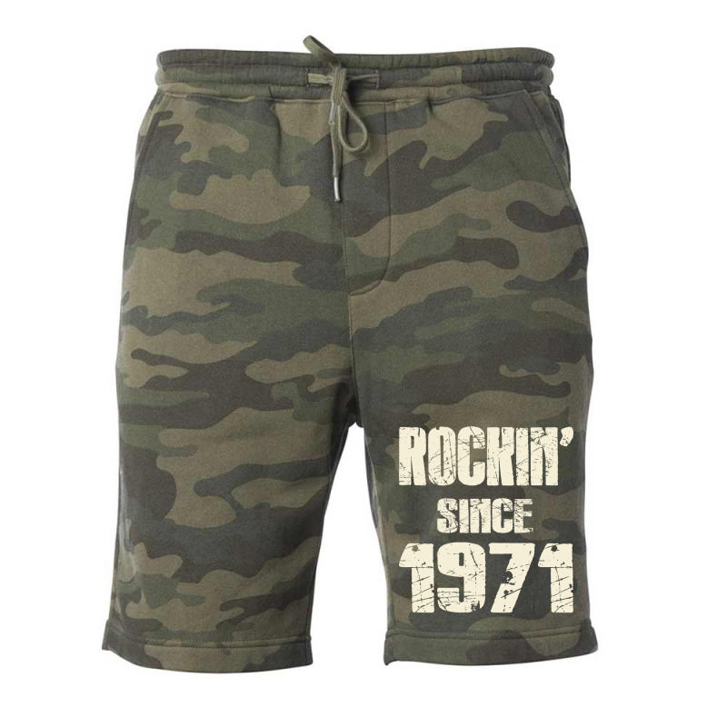 Rockin Since 1971 Trending Fleece Short | Artistshot