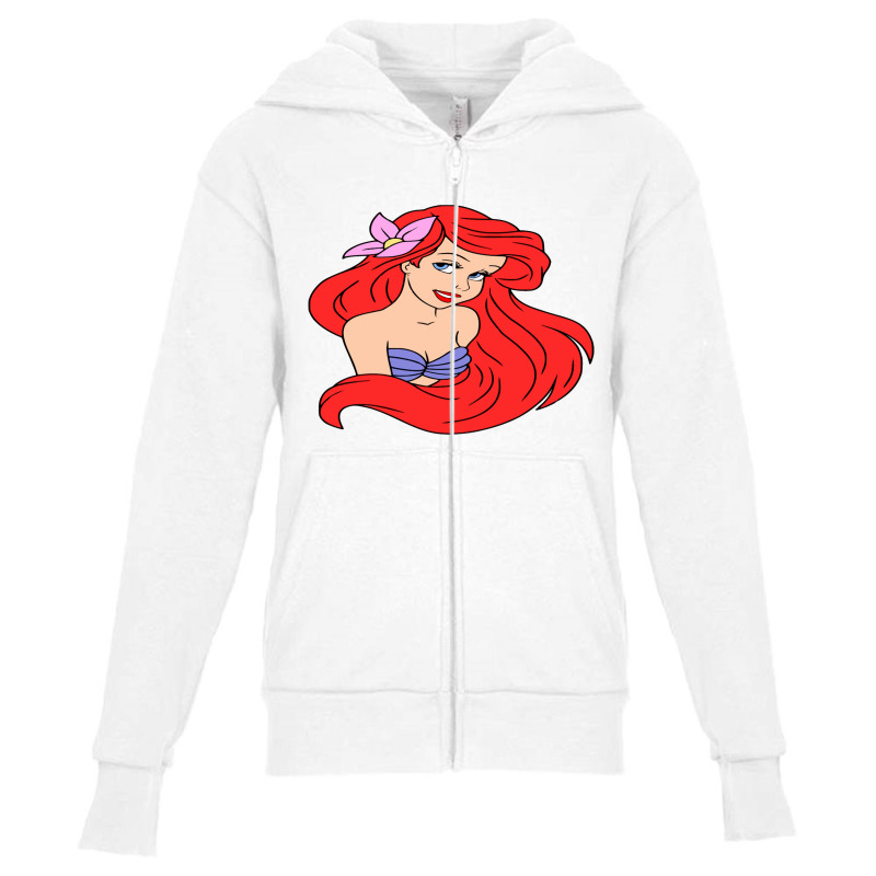 Ariel Youth Zipper Hoodie | Artistshot