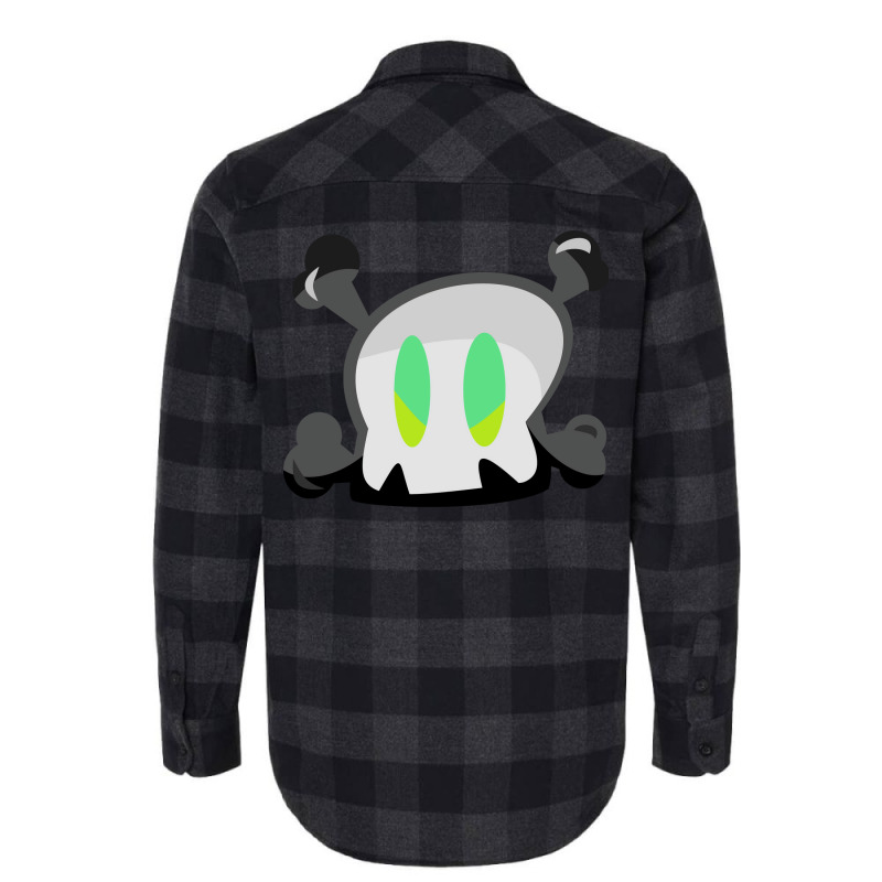 Green Bonehead Girl Flannel Shirt | Artistshot