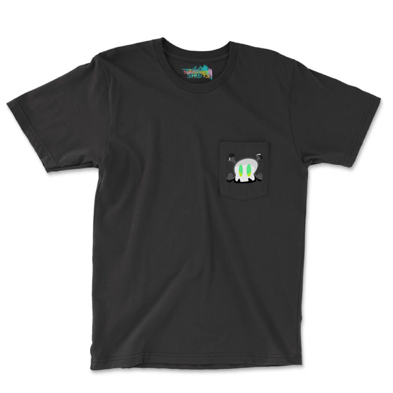 Green Bonehead Girl Pocket T-shirt | Artistshot