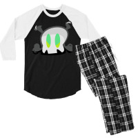 Green Bonehead Girl Men's 3/4 Sleeve Pajama Set | Artistshot