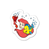 Ariel, Sebastian Sticker | Artistshot