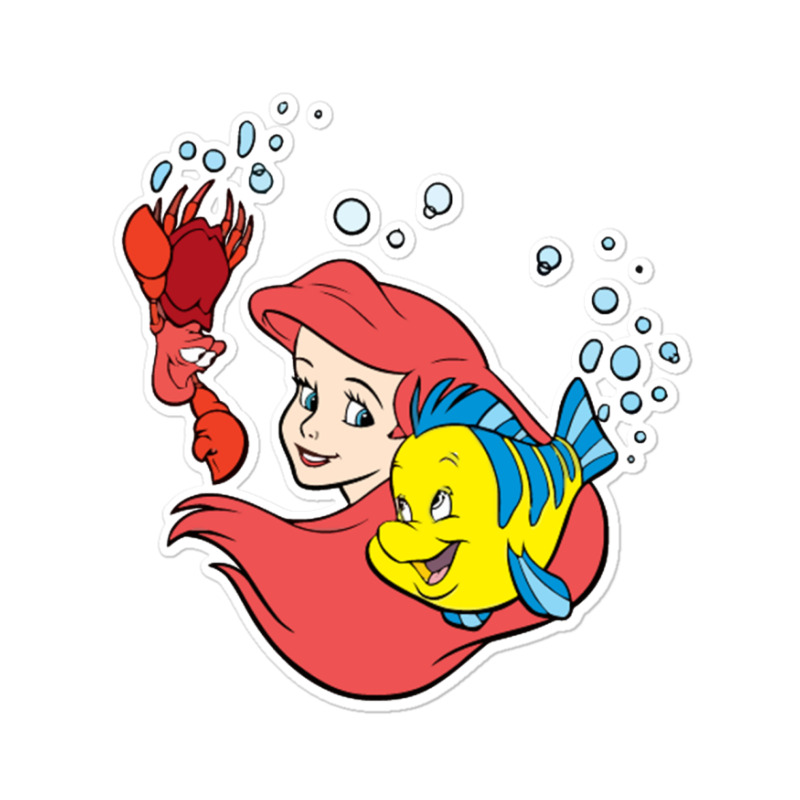 Ariel, Sebastian Sticker | Artistshot