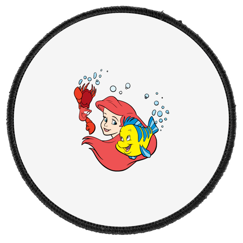 Ariel, Sebastian Round Patch | Artistshot