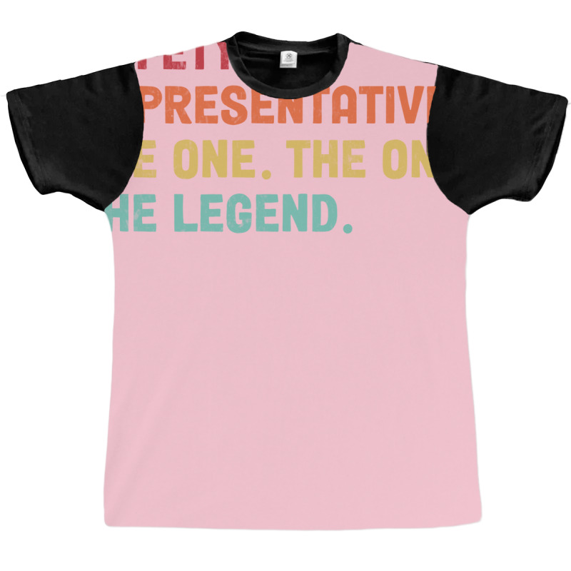 Safety Representative The One The Legend Design Graphic T-shirt by azawadfedinx | Artistshot