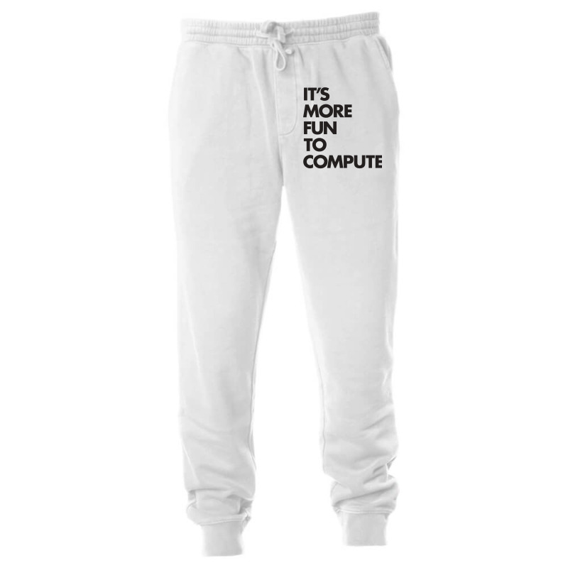 Its More Fun To Compute Green Unisex Jogger | Artistshot