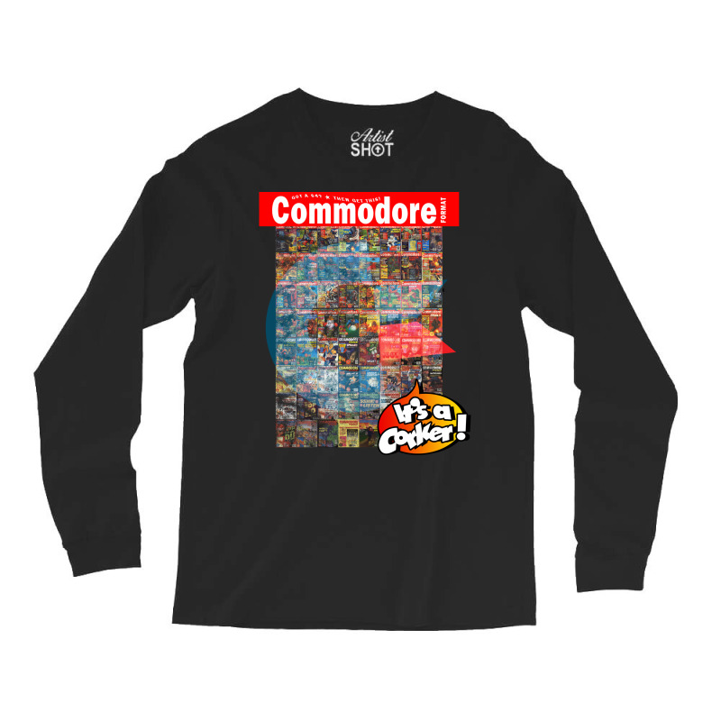 Commodore 64 Commodore Format Covers 70s Long Sleeve Shirts by noonxrsbj4 | Artistshot