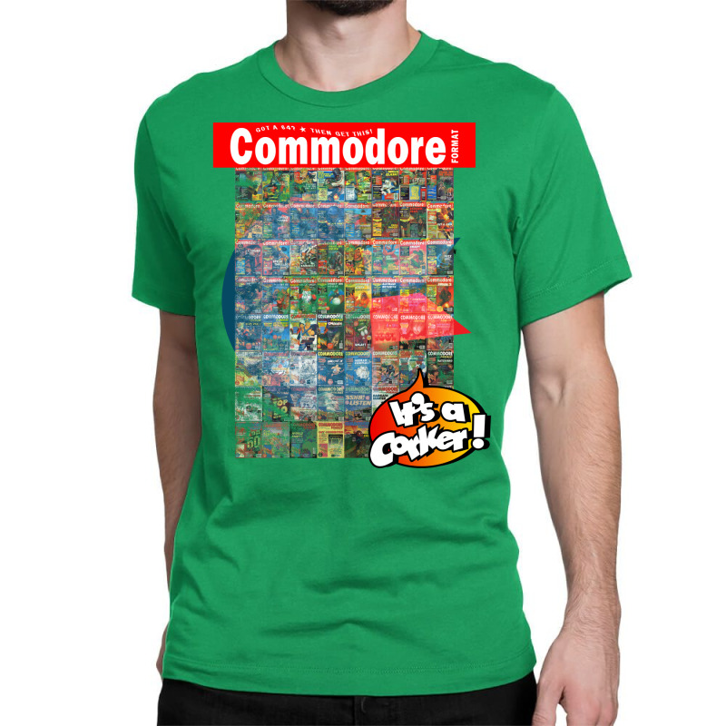 Commodore 64 Commodore Format Covers 70s Classic T-shirt by noonxrsbj4 | Artistshot