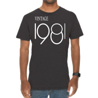 Vintage 1981 Birthday  Trending Vintage T-shirt | Artistshot