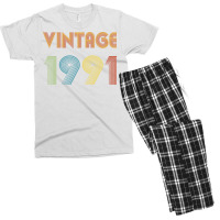 Vintage Modern 1991 Trending Men's T-shirt Pajama Set | Artistshot