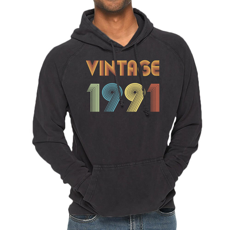 Vintage Modern 1991 Trending Vintage Hoodie by azawadfedinx | Artistshot