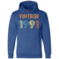 Vintage Modern 1991 Trending Champion Hoodie | Artistshot