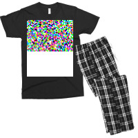 Png Noise Random Big Blocks Mess Nostalgia Men's T-shirt Pajama Set | Artistshot