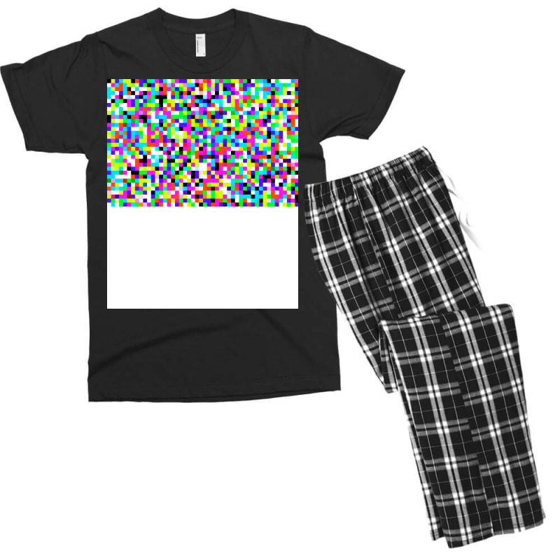 Png Noise Random Big Blocks Mess Nostalgia Men's T-shirt Pajama Set by trmcichercotf | Artistshot