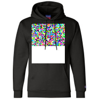 Png Noise Random Big Blocks Mess Nostalgia Champion Hoodie | Artistshot