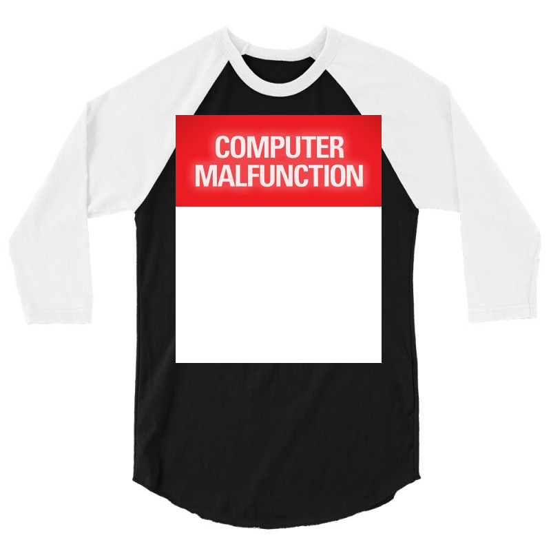 Computer Malfunction Hipster 3/4 Sleeve Shirt by shudoterika0 | Artistshot