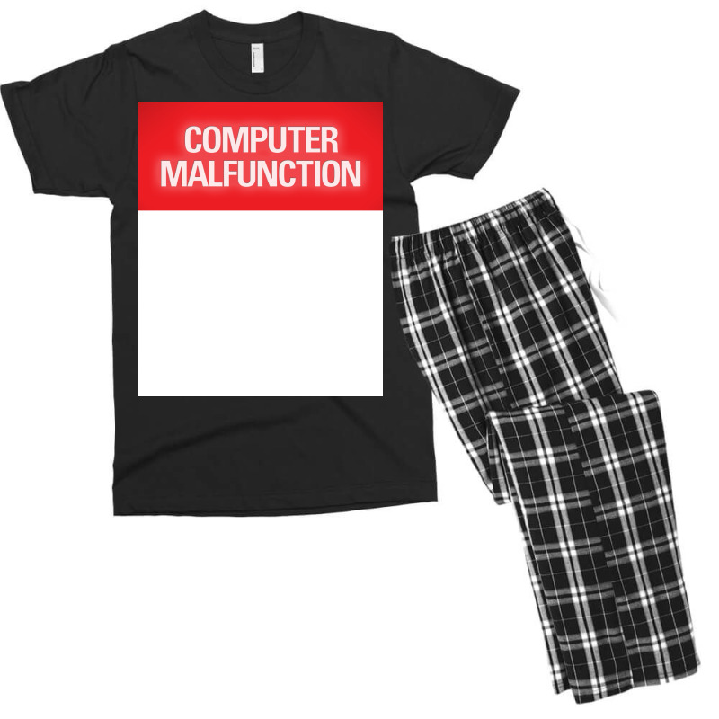 Computer Malfunction Hipster Men's T-shirt Pajama Set by shudoterika0 | Artistshot