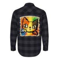 Tortoiseshell Cat Punch Aesthetic Flannel Shirt | Artistshot