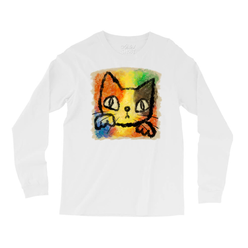 Tortoiseshell Cat Punch Aesthetic Long Sleeve Shirts by turynobarfox | Artistshot