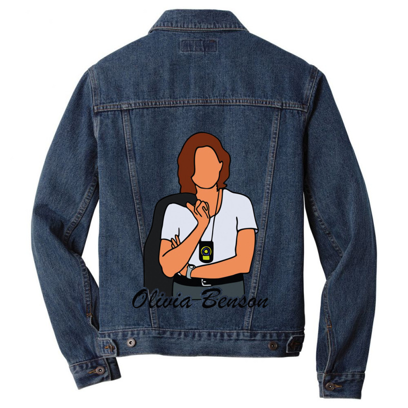 Olivia Detective Benson Men Denim Jacket by muello | Artistshot