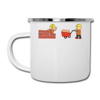 Kids Drawing Vector Illustration Of Construction W Camper Cup | Artistshot