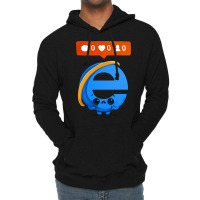 Nobody Loves Internet Explorer Funny Lightweight Hoodie | Artistshot