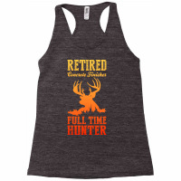 Retired Concrete Finisher Full Time Hunter Trendin Racerback Tank | Artistshot