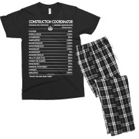 Construction Coordinator T  Construction Coordinat Men's T-shirt Pajama Set | Artistshot