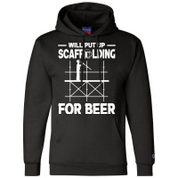 Scaffolding Beer Scaffold Builder Girl Champion Hoodie | Artistshot