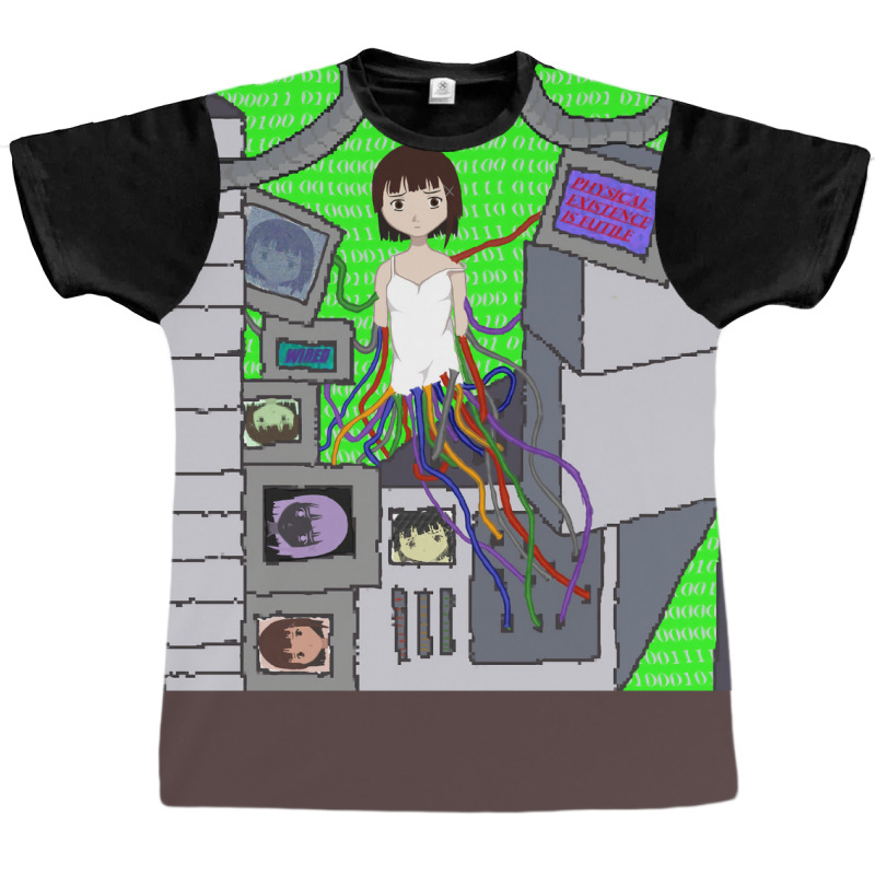 Serial Experiments Lain Hooked On The Wired Trendi Graphic T-shirt by sarrafsianour | Artistshot