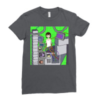 Serial Experiments Lain Hooked On The Wired Trendi Ladies Fitted T-shirt | Artistshot