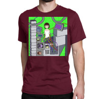 Serial Experiments Lain Hooked On The Wired Trendi Classic T-shirt | Artistshot