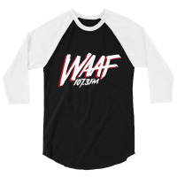 Waaf Fm 3/4 Sleeve Shirt | Artistshot