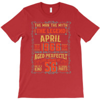 The Man The Myth The Legend 56 Birthday 1966 Girl T-shirt | Artistshot