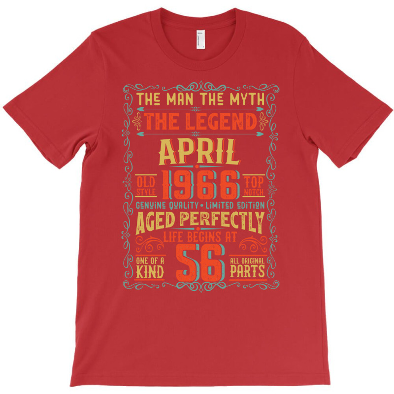 The Man The Myth The Legend 56 Birthday 1966 Girl T-shirt | Artistshot