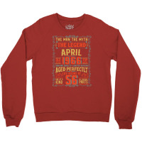 The Man The Myth The Legend 56 Birthday 1966 Girl Crewneck Sweatshirt | Artistshot