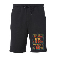 The Man The Myth The Legend 56 Birthday 1966 Girl Fleece Short | Artistshot